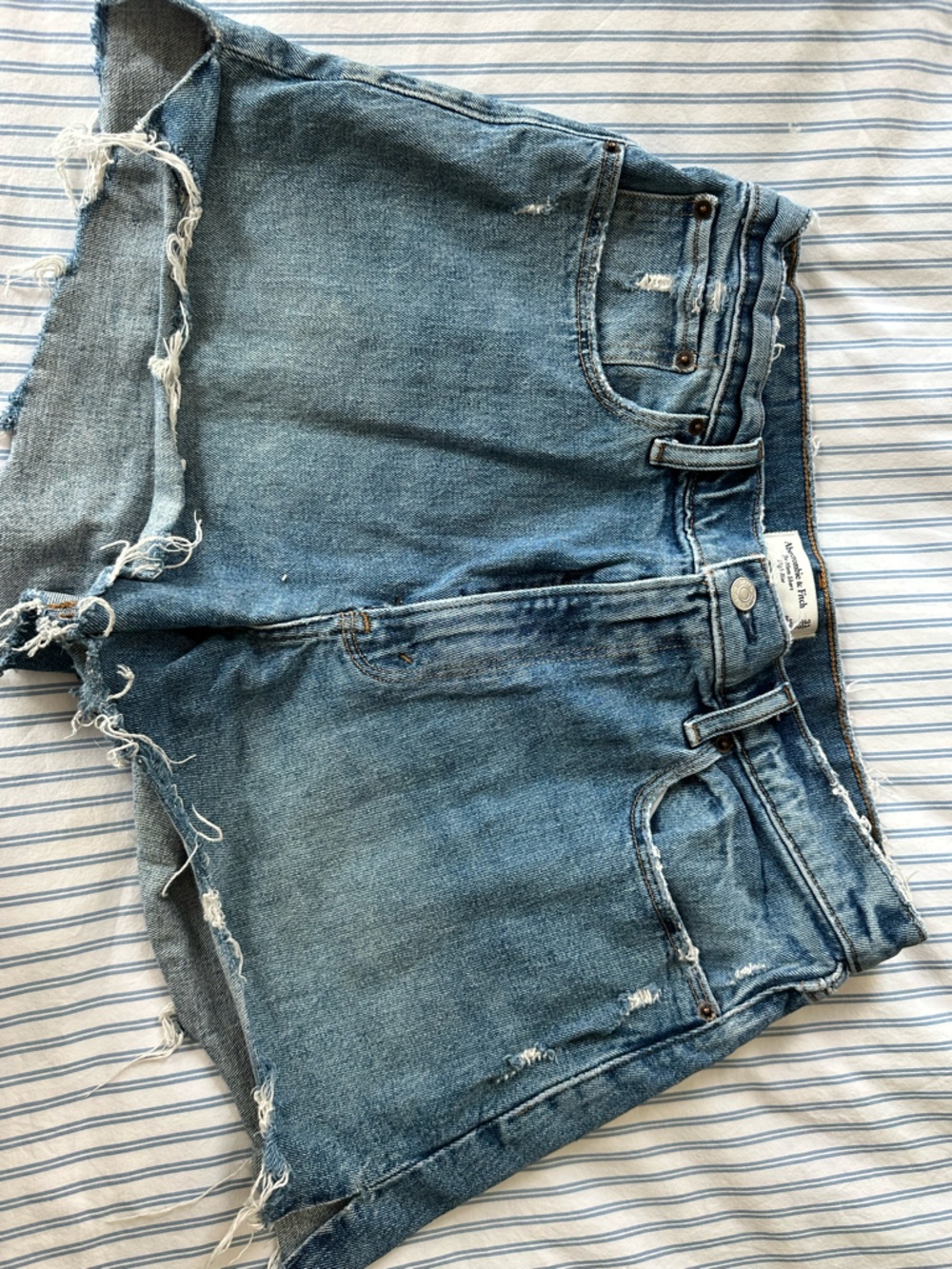 Abercrombie & Fitch The Mom Short High Rise Curve Love - Size 31/12